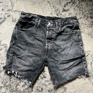 Levi’s 501 Cut Off Shorts Black Size 31